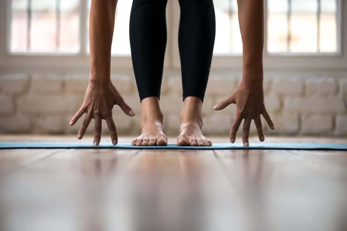 yoga mat for sweaty hands