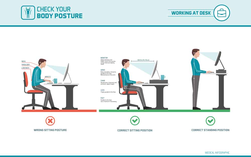 prevent slouching in office chair