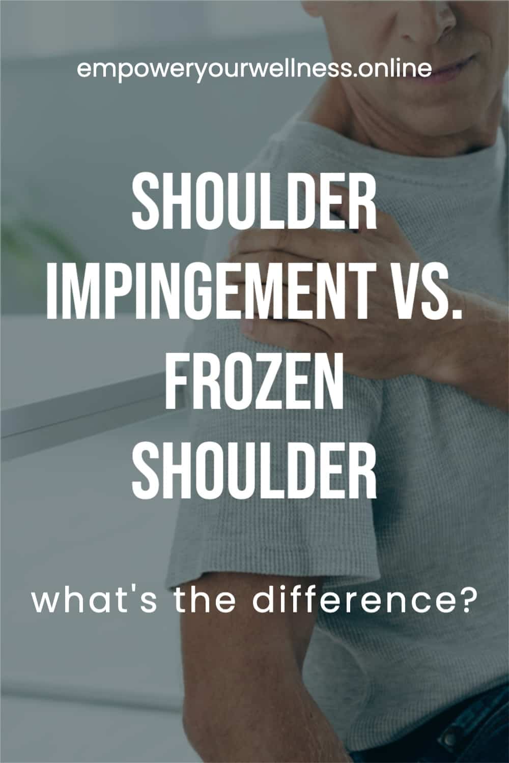 Shoulder Impingement Vs Frozen Shoulder Empower Yourwellness